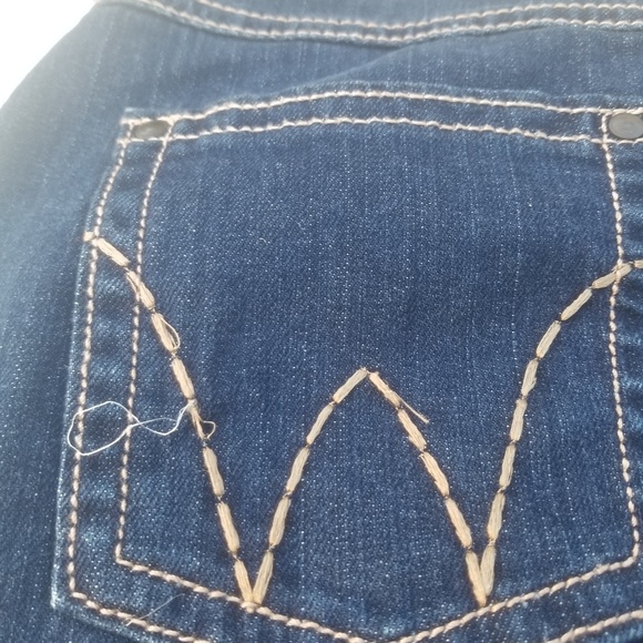 Wrangler Western Denim Jean  Short Skirt Size 1 - Picture 7 of 8